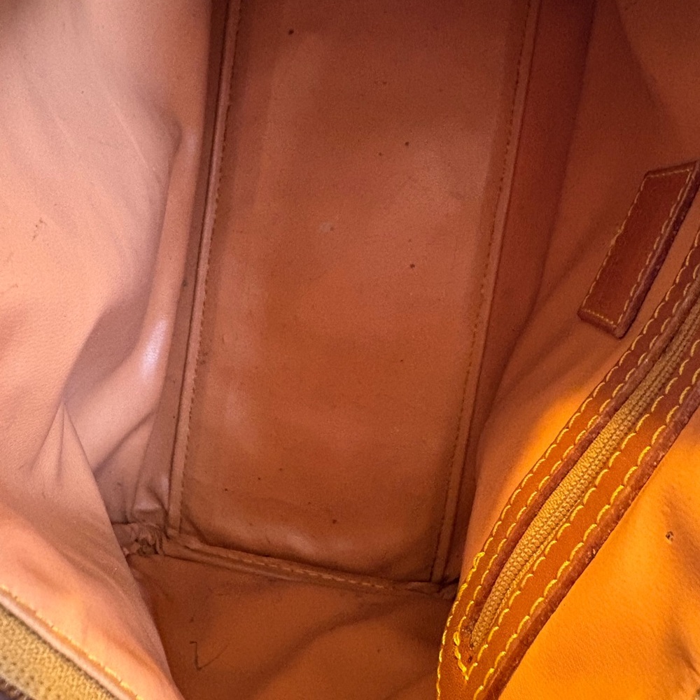 Alviero Martini Brown Map Print Boston  Hand Bag - Picture 3 of 7